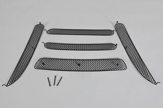 Grillgittersatz 996.1 Handschalter - Komplett - Schwarz