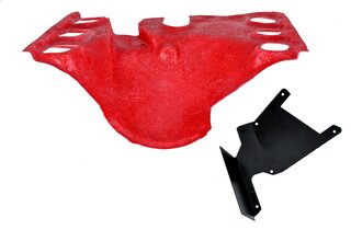 Luftführung Motor - 930 Turbo - Rot - Nachfertigung GFK