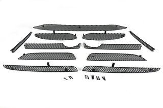 Grill Set 981 Cayman - Complete - Black - Without Parking Sensors