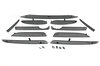 Grill Set 981 Cayman - Complete - Black - Without Parking Sensors