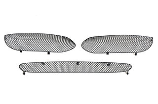 Front Bumper Grill Set 987.2 Boxster S / Boxster Spyder - Complete - Black - Tiptronic