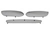 Front Bumper Grill Set 987.2 Boxster S / Boxster Spyder - Complete - Black - Tiptronic