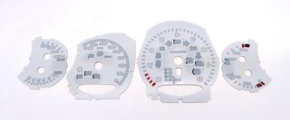 Instrument Face Set 991.2 - Guards Red - Manual Transmission - MPH 200