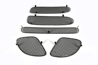 Grillgittersatz 986 Boxster S - Komplett - Schwarz