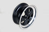 Classic-Design Wheel - 7x17 ET23.3 Black + Polished Lip