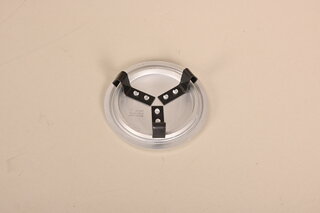 Center Cap - Gloss Silver with coloured Crest