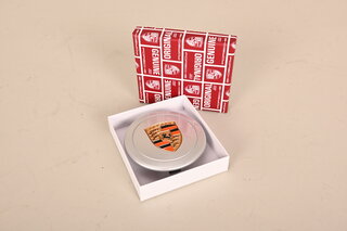 Center Cap - Gloss Silver with coloured Crest