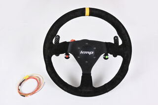 Racing wheel Alcantara - PDK - 997/987/991/981 incl. Quick release connector (completely removable)