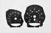 Instrument Face Set 718 Boxster GTS/Cayman GTS 2.5 L - Black - PDK - MPH - 190 MPH - With Logo