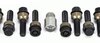 Felgenschlosssatz - Schwarz - für 10mm  + 12mm Distanzen für Porsche Macan