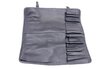 Classic Porsche Tool Bag | Black Leather & Red + Blue Tartan (Plaid) | Without Tools
