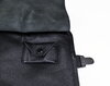 Werkzeugtasche "Pepita Muster Schwarz/Weiß" - Schwarzes Leder - ohne Werkzeug