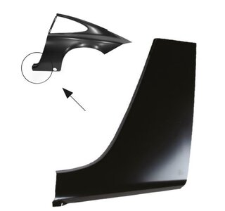 Repair panel front for Side panel rear left 911 69-89
