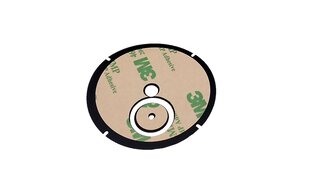 Analog Clock Instrument Face Macan - White - Diamond Pattern