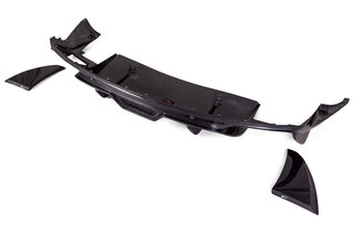 Rear Diffuser 971.2 Panamera - Sport Touring Series - Polished Carbon
