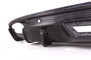 Rear Diffuser 971.2 Panamera - Sport Touring Series - Polished Carbon
