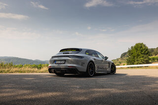 Rear Diffuser 971.2 Panamera - Sport Touring Series - Polished Carbon