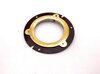 Steering wheel column contact plate, for butterfly/hockey puck pushbutton