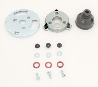 Mounting kit for steering wheel horn (complete), for butterfly/hockey puck pushbuttons