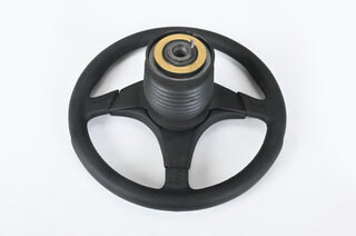 Steering Wheel Kit - Rennsport Clubsport - Black Leather / Black Stitching