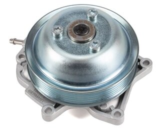 Coolant pump with pulley incl. gasket