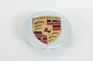 Center Cap - Gloss Silver with Crest Logo in Colour - Concave