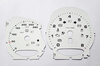 Instrument Face Set 718 Boxster - White - KPH - Manual - 280 KPH