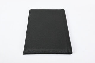 On-board folder Porsche  - Leather - Black