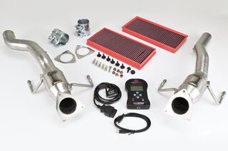 FVD Level 2 Tuning Set 955 Cayenne Turbo - 4.5 L V8 TT - 540 HP / 553 TQ - Street - With Resonator