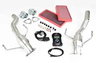 FVD Level 2 Tuning Set 955 Cayenne Turbo - 4.5 L V8 TT - 540 HP / 553 TQ - Street - With Resonator