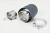 Exhaust Tip Set 971.1 - Quad Round - Matt Carbon