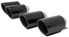 Exhaust Tip Set 971.1 - Quad Round - Gloss Black