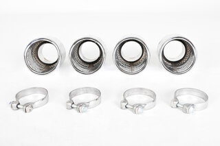 Exhaust Tip Set 971.1 - Quad Round - Mirror Polished