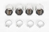 Exhaust Tip Set 971.1 - Quad Round - Mirror Polished