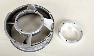 Engine Cooling Fan Shroud-Set  - Magnesium - Lightweight 911 - only from engine number M90 900
