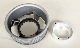 Engine Cooling Fan Shroud-Set  - Magnesium - Lightweight 911 - only from engine number M90 900
