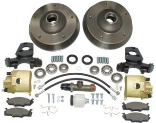 356 Conversion kit drum brake to brake discs - Front