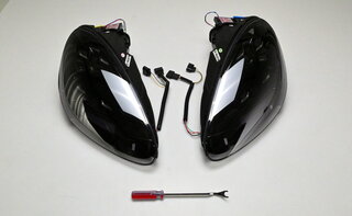 LED Head Light 958.1 - Smoke - Updated 958.2 Design - PDSL PLUS-Style