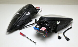 LED Head Light 958.1 - Smoke - Updated 958.2 Design - PDSL PLUS-Style