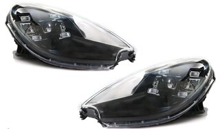 LED Head Light Macan 95B USA - Black - 2018 Facelift PDSL PLUS-Style