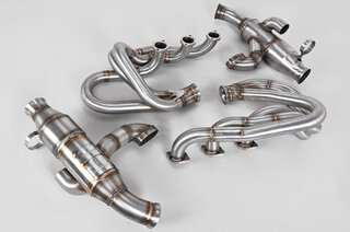 Sport-Abgasanlage "Brombacher" 964 , 100Zeller, 2x Endrohr rund Ø89mm - TÜV