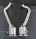 Resonated Over Axle Pipes 718 Cayman GTS / Spyder - 4.0 L - For OE Muffler + Headers