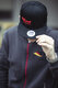 FVD cap - Black- Red stiching - Logo front