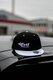FVD Cap 2-farbig, Schwarz - Weiss , Logo vorne
