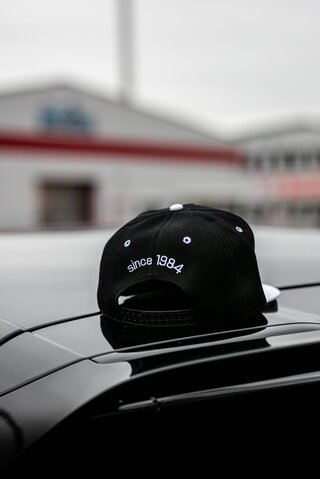 FVD Cap 2-farbig, Schwarz - Weiss , Logo vorne