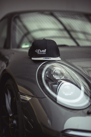 FVD Bi-colour cap - Black/Grey - Logo front