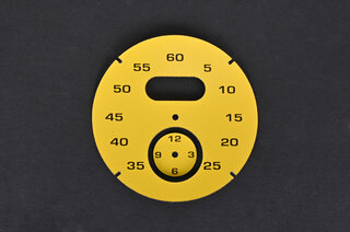 Sport Chrono Instrument Face - Racing Yellow - Solid