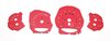 Jeu de fonds de compteur rouge indian 991.2 GT3, PDK , m/ph,