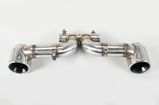 Exhaust Tips for Rear Diffuser 718 Boxster / Cayman - FVD Clubsport Tribute Series - Stainless Steel
