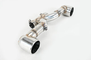 Exhaust Tips for Rear Diffuser 718 Boxster / Cayman - FVD Clubsport Tribute Series - Stainless Steel